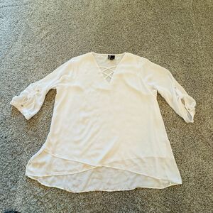 New Directions Curvy Plus Size 1X Women’s Blouse Top Shirt – Stylish